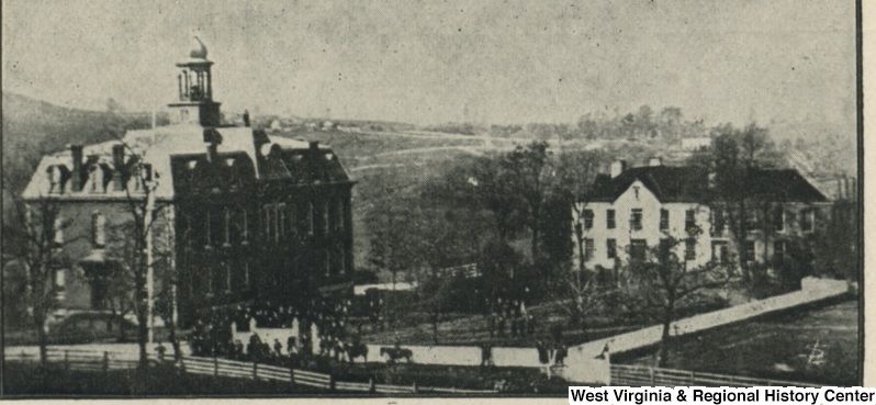 Martin Hall and Woodburn Seminary 1872